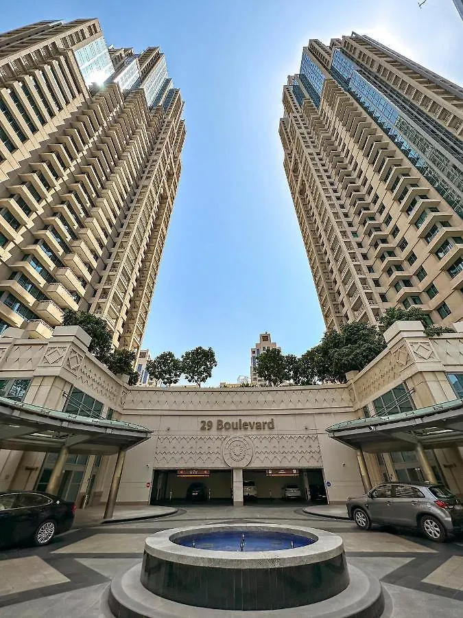 Designer 1Br 29 Boulevard Downtown Dubai Near Burj Khalifa Apartment